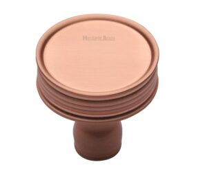 Heritage Brass Venetian Design Cabinet Knob, Satin Rose Gold