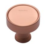 Heritage Brass Florence Design Cabinet Knob, Satin Rose Gold