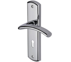 Heritage Brass Centaur Polished Chrome Door Handles  (sold in pairs)