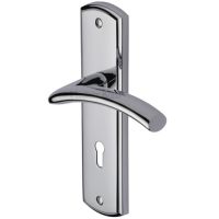 Heritage Brass Centaur Polished Chrome Door Handles  (sold in pairs)