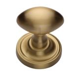 Heritage Brass Chelsea Mortice Door Knobs, Satin Brass  (sold in pairs)