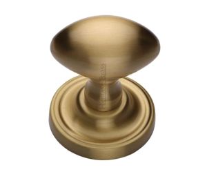 Heritage Brass Chelsea Mortice Door Knobs, Satin Brass (sold in pairs)