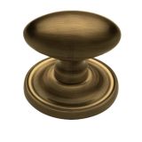 Heritage Brass Chelsea Mortice Door Knobs, Antique Brass  (sold in pairs)