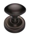 Heritage Brass Chelsea Mortice Door Knobs, Matt Bronze  (sold in pairs)