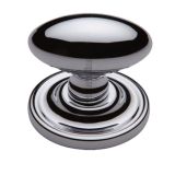 Heritage Brass Chelsea Mortice Door Knobs, Polished Chrome  (sold in pairs)
