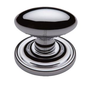 Heritage Brass Chelsea Mortice Door Knobs, Polished Chrome  (sold in pairs)