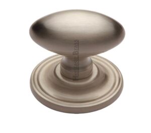 Heritage Brass Chelsea Mortice Door Knobs, Satin Nickel  (sold in pairs)