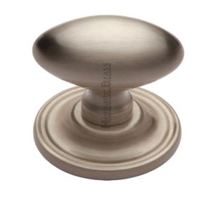 Heritage Brass Chelsea Mortice Door Knobs, Satin Nickel  (sold in pairs)