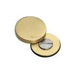 Heritage Brass Decorative Bolt Head Cover, Satin Brass -