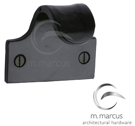 M Marcus Sash Window Lift (54mm x 42mm), Smooth Black Iron