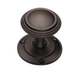 Heritage Brass Goodrich Mortice Door Knobs, Matt Bronze  (sold in pairs)