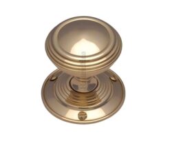 Heritage Brass Goodrich Mortice Door Knobs, Polished Brass (sold in pairs)