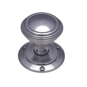 Heritage Brass Goodrich Mortice Door Knobs, Polished Chrome (sold in pairs)