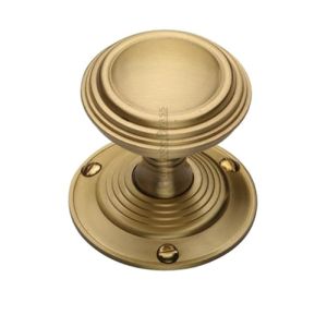 Heritage Brass Goodrich Mortice Door Knobs, Satin Brass  (sold in pairs)