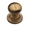 Heritage Brass Hampstead Mortice Door Knobs, Antique Brass  (sold in pairs)