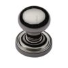 Heritage Brass Hampstead Mortice Door Knobs, Polished Nickel (sold in pairs)