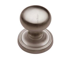 Heritage Brass Hampstead Mortice Door Knobs, Satin Nickel  (sold in pairs)
