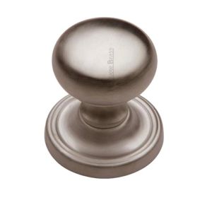 Heritage Brass Hampstead Mortice Door Knobs, Satin Nickel  (sold in pairs)