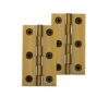Heritage Brass Extruded Brass Cabinet Hinges (2.5 Inch OR 3 Inch), Antique Brass  (sold in pairs)