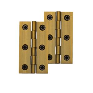 Heritage Brass Extruded Brass Cabinet Hinges (2.5 Inch OR 3 Inch), Antique Brass  (sold in pairs)
