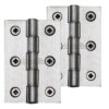 Heritage Brass 3 Inch Heavier Duty Double Phosphor Washered Butt Hinges, Satin Chrome  (sold in pairs)