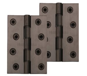 Heritage Brass 4" x 2 5/8" Heavier Duty Double Phosphor Washered Butt Hinges, Matt Bronze  (sold in pairs)