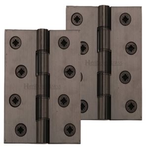 Heritage Brass 4″ x 2 5/8″ Heavier Duty Double Phosphor Washered Butt Hinges, Matt Bronze (sold in pairs)