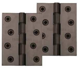 Heritage Brass 4 Inch Heavier Duty Double Phosphor Washered Butt Hinges, Matt Bronze  (sold in pairs)
