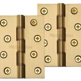Heritage Brass 4 Inch Heavier Duty Double Phosphor Washered Butt Hinges, Satin Brass  (sold in pairs)