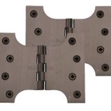 Heritage Brass 5 Inch Parliament Hinges, Matt Bronze  (sold in pairs)