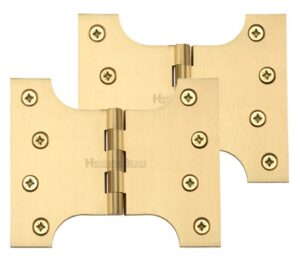 Heritage Brass 5 Inch Parliament Hinges, Satin Brass  (sold in pairs)