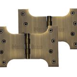 Heritage Brass 6 Inch Parliament Hinges, Antique Brass  (sold in pairs)