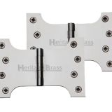 Heritage Brass 6 Inch Parliament Hinges, Polished Chrome (sold in pairs)