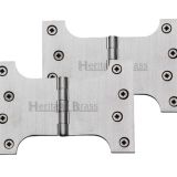 Heritage Brass 6 Inch Parliament Hinges, Satin Chrome  (sold in pairs)