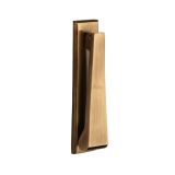 Heritage Brass Contemporary Slim Door Knocker, Antique Brass