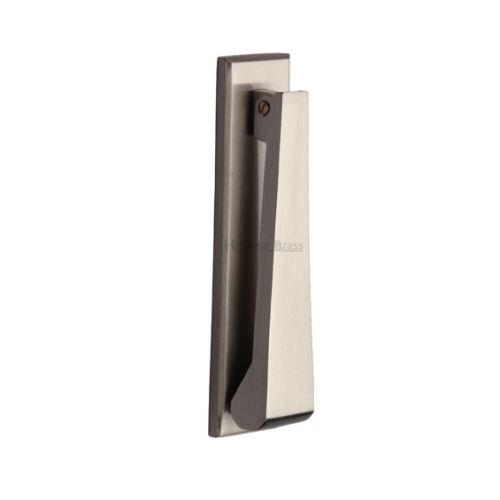 Heritage Brass Contemporary Slim Door Knocker, Satin Nickel