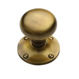 Heritage Brass Kensington Mortice Door Knobs, Antique Brass - KEN980-AT (sold in pairs)