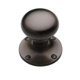 Heritage Brass Kensington Mortice Door Knobs, Matt Bronze  (sold in pairs)