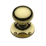 Heritage Brass Kensington Mortice Door Knobs, Polished Brass (sold in pairs)