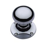 Heritage Brass Kensington Mortice Door Knobs, Polished Chrome  (sold in pairs)