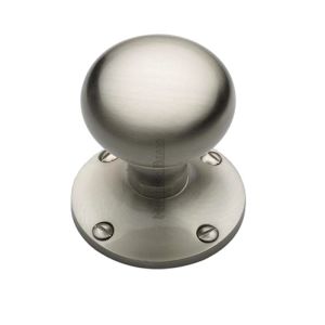 Heritage Brass Kensington Mortice Door Knobs, Satin Nickel  (sold in pairs)