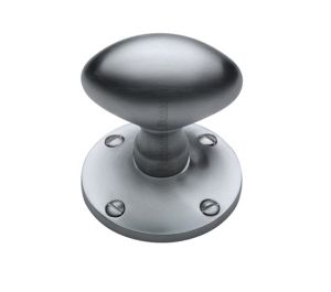 Heritage Brass Mayfair Mortice Door Knobs, Satin Chrome (sold in pairs)