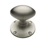 Heritage Brass Mayfair Mortice Door Knobs, Satin Nickel (sold in pairs)