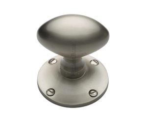Heritage Brass Mayfair Mortice Door Knobs, Satin Nickel (sold in pairs)