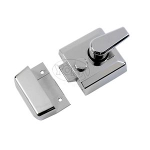 Heritage Brass Rim Cylinder Nightlatch (40mm OR 60mm), Polished Chrome