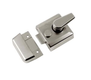 Heritage Brass Rim Cylinder Nightlatch (40mm OR 60mm), Satin Nickel