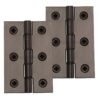 Heritage Brass 3 Inch Double Phosphor Washered Butt Hinges, Matt Bronze  (sold in pairs)