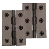 Heritage Brass 3 Inch Double Phosphor Washered Butt Hinges, Matt Bronze (sold in pairs)
