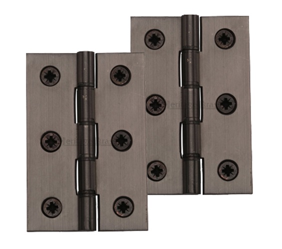 Heritage Brass 3 Inch Double Phosphor Washered Butt Hinges, Matt Bronze (sold in pairs)
