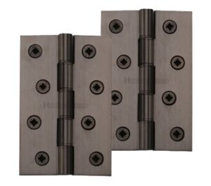 Heritage Brass 4" x 2 5/8" Double Phosphor Washered Butt Hinges, Matt Bronze  (sold in pairs)